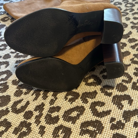 Jessica Simpson Brown suede high heel Victoria boots - Picture 3 of 7